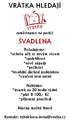 Vrátka hledají švadlenu